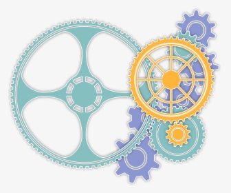 Clipart - Steampunk Gears Clipart Free, HD Png Download, Transparent PNG