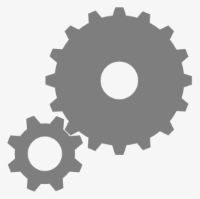Two Gears Clipart - Big Gear Small Gear, HD Png Download, Transparent PNG