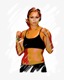 Ronda Rousey In Orange, HD Png Download, Transparent PNG