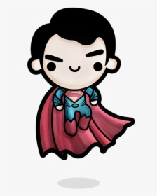 Superman Para Dibujar Kawaii, HD Png Download, Transparent PNG