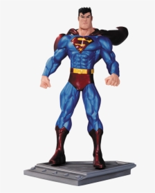 Superman Man Of Steel Statue By Ed Mcguinness, HD Png Download, Transparent PNG
