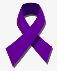 Purple Awareness Ribbon Png Photos - Domestic Violence Awareness Month, Transparent Png, Transparent PNG