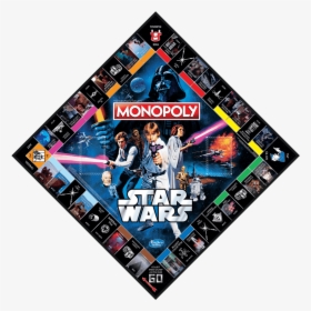 Star Wars Monopoly 40th Anniversary Edition - 40th Anniversary Star Wars Monopoly, HD Png Download, Transparent PNG