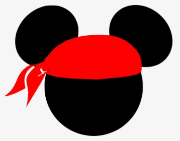 Mickey With Red Bandana, HD Png Download, Transparent PNG