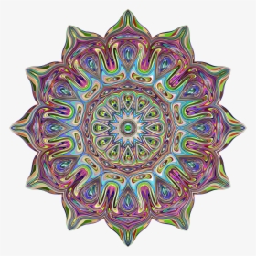 Mandala Paper Meditation Pattern - Psychedelic Png, Transparent Png, Transparent PNG