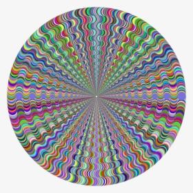 Psychedelic Round Vortex - Circle, HD Png Download, Transparent PNG