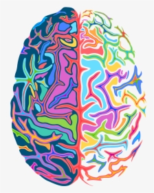 Transparent Brain Png - Psychedelic Brain Png, Png Download, Transparent PNG