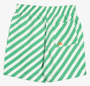Shorts, Vanilla & Grass Green, Diagonal Stripes - Black And Yellow Construction Stripes, HD Png Download, Transparent PNG