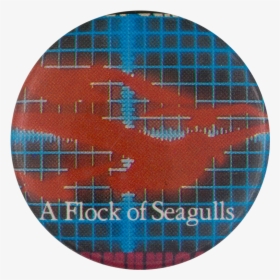 A Flock Of Seagulls Telecommunication Music Button, HD Png Download, Transparent PNG