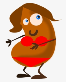 Cartoon Bean Clipart, HD Png Download, Transparent PNG