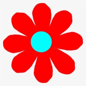 Bright Color Flower Clipart, HD Png Download, Transparent PNG