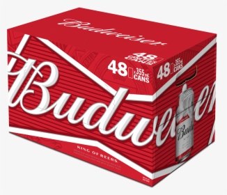 Budweiser 48 X 355 Ml - Budweiser 12pk Cans, HD Png Download, Transparent PNG