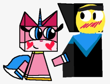 Unikitty And Master Frown - Cartoon, HD Png Download, Transparent PNG
