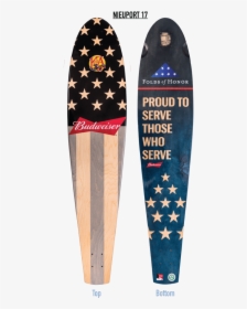 Budweiser Folds Of Honor Longboard - Longboard, HD Png Download, Transparent PNG