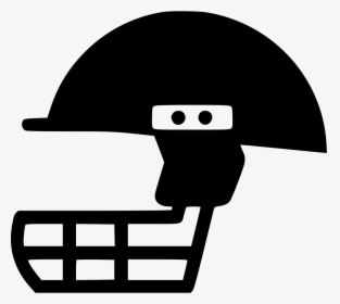 Drawing Sport Cricket - Cricket Helmet Cartoon Drawing, HD Png Download, Transparent PNG