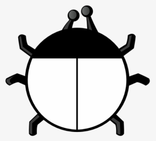 Ladybug 22 Black White Twitter - Black And White Clipart Of Lady Bug, HD Png Download, Transparent PNG