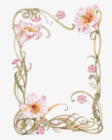 Lilies Frame, HD Png Download, Transparent PNG
