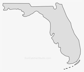 State Of Florida Stencil, HD Png Download, Transparent PNG