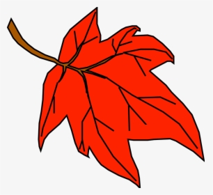 Falling Leaves Outline Png - Brown Fall Leaves Clip Art, Transparent Png, Transparent PNG