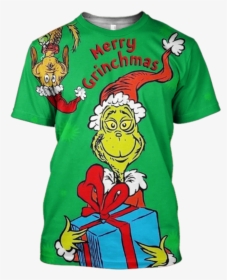 3d The Grinch Christmas Tshirt - Vbs Farm Fresh Shirt, HD Png Download, Transparent PNG