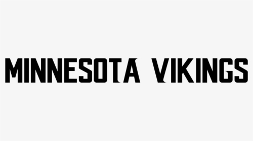 Minnesota Vikings - Minnesota Vikings Logo Text, HD Png Download, Transparent PNG