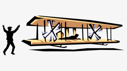 Wright Brothers Clipart - Airplane The Wright Brothers Cartoon, HD Png Download, Transparent PNG