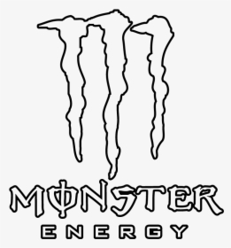 Monster Energy Logo Outline, HD Png Download, Transparent PNG