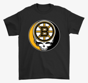 Nhl Team Boston Bruins X Grateful Dead Logo Band Shirts - Boston Bruins, HD Png Download, Transparent PNG