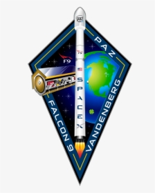 Transparent Space X Logo Png - Falcon 9 Paz Patch, Png Download, Transparent PNG