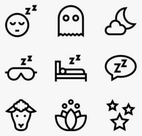 Time To Sleep - Black And White Cute Png, Transparent Png, Transparent PNG