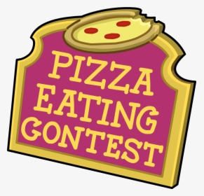 Competition Clipart Winner Logo - Pizza Eating Contest Sign, HD Png Download, Transparent PNG