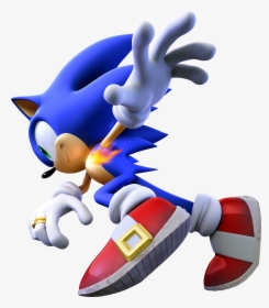Sonic & The Secret Rings Signature Render With Fire - Sonic And The Secret Rings Sonic Png, Transparent Png, Transparent PNG
