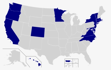 States With Red Flag Laws, HD Png Download, Transparent PNG