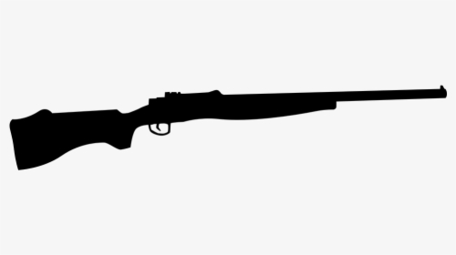 Shotgun - Rifle Black And White, HD Png Download, Transparent PNG