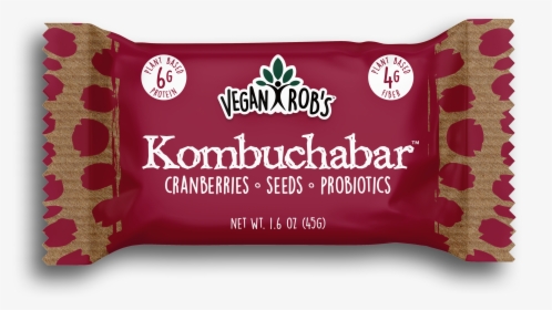 Vegan Kombucha Bar Cranberry 45g Front - Turkish Delight, HD Png Download, Transparent PNG