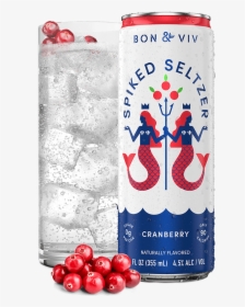 Bon And Viv Spiked Seltzer Cranberry - Bon And Viv Spiked Seltzer, HD Png Download, Transparent PNG