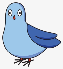 Pigeon, Cartoon, Bird, Dove, Silly, Animal - Cartoon Pigeon, HD Png Download, Transparent PNG