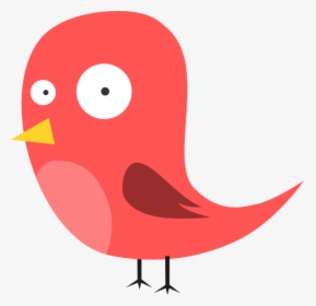 Red Cartoon Bird, HD Png Download, Transparent PNG