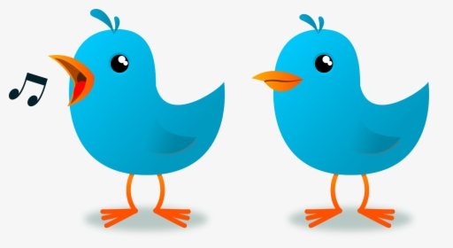 Mascot, Blue, Bird, Twitter, Tweet, Cartoon, Cute - Bird Cartoon Png Gif, Transparent Png, Transparent PNG