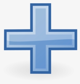 Add Plus Symbol Join Sum Sign Blue Picture Icon - Add Symbol, HD Png Download, Transparent PNG