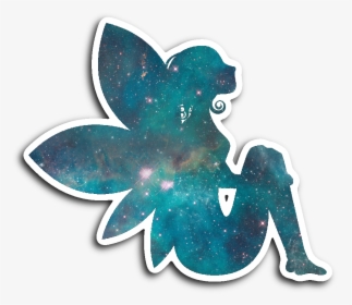 Fairy Silhouette Sitting Down, HD Png Download, Transparent PNG