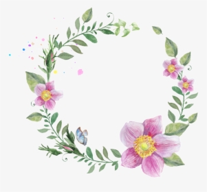Sen Elegant Hand Painted Garland Decorative Elements - Wishing Well Sign Wedding, HD Png Download, Transparent PNG