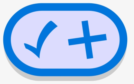 Symbol Tick Plus Blue - Tick Plus, HD Png Download, Transparent PNG