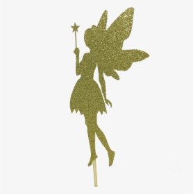 Transparent Fairy Magical - Gold Fairy Silhouette Transparent Background, HD Png Download, Transparent PNG
