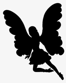Barbie Silhouette - Barbie Fairy Silhouette, HD Png Download, Transparent PNG