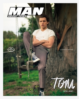 Tom Holland Covers Man About Town - Man About Town Tom Holland, HD Png Download, Transparent PNG