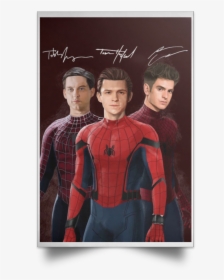 Spider Verse Tobey Maguire Andrew Garfield Tom Holland, HD Png Download, Transparent PNG