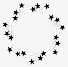 #stars #border #frame #sparkle - Stars Clipart Black And White Border, HD Png Download, Transparent PNG