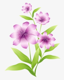 Transparent Spring Flowers Clipart - Purple Flower Photo Clipart, HD Png Download, Transparent PNG
