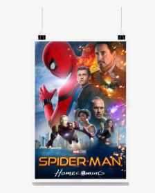 Transparent Tom Holland Png - Spider Man Film Poster, Png Download, Transparent PNG